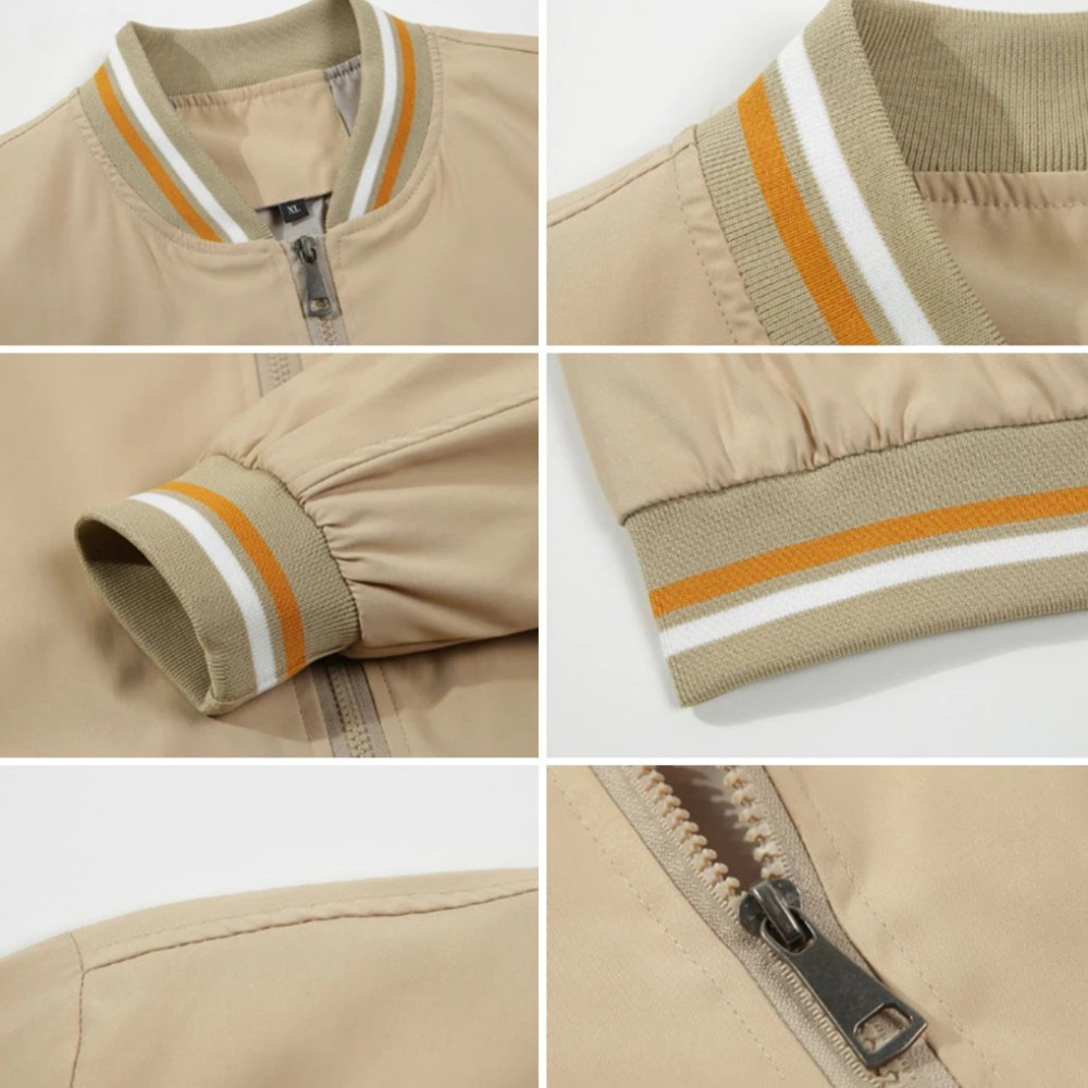 Athletic Bomber Jacket — men's jackets, back view