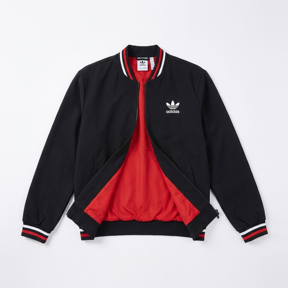 Athletic Bomber Jacket — men's jackets, flat lay