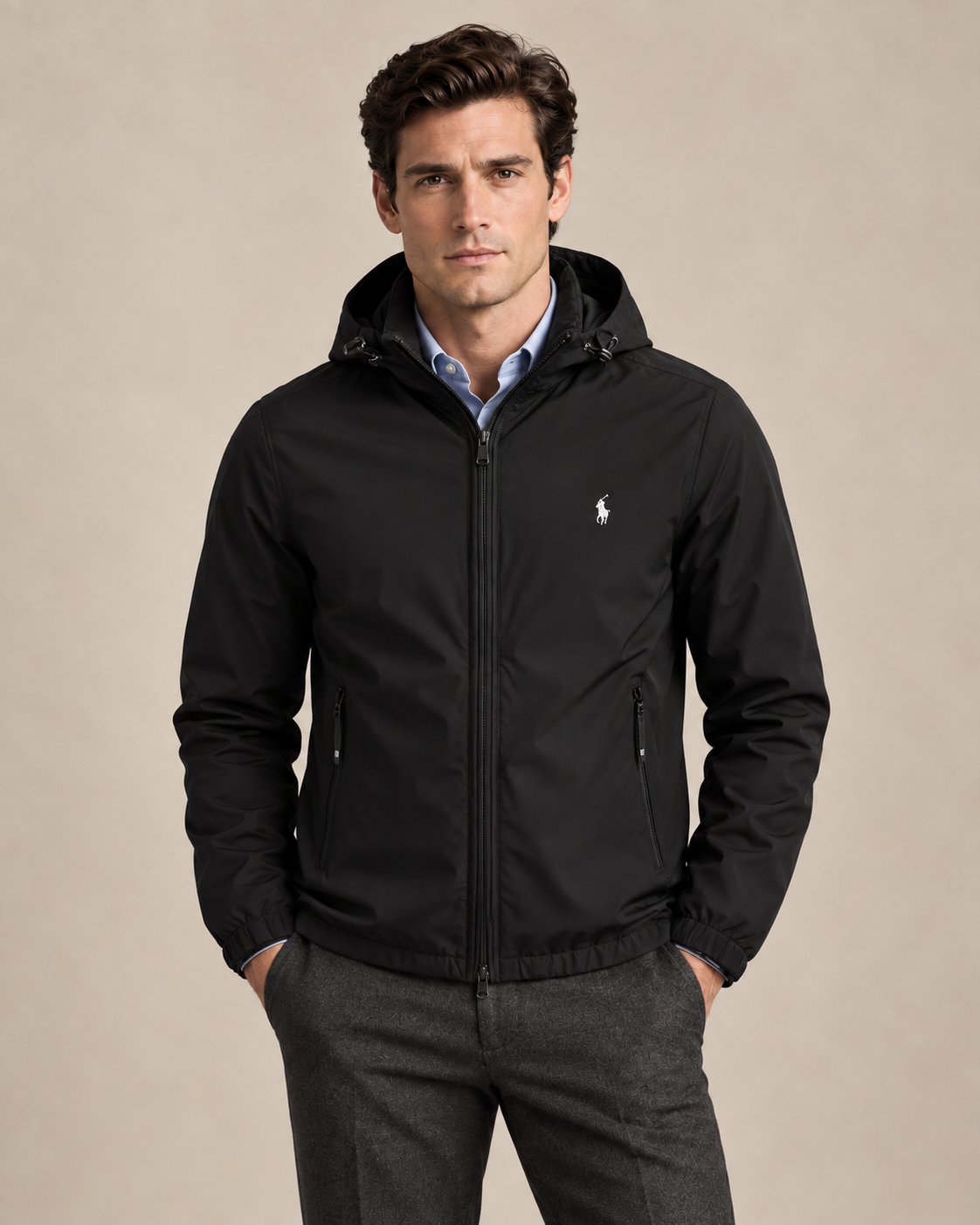 Hooded Lightweight Windbreaker