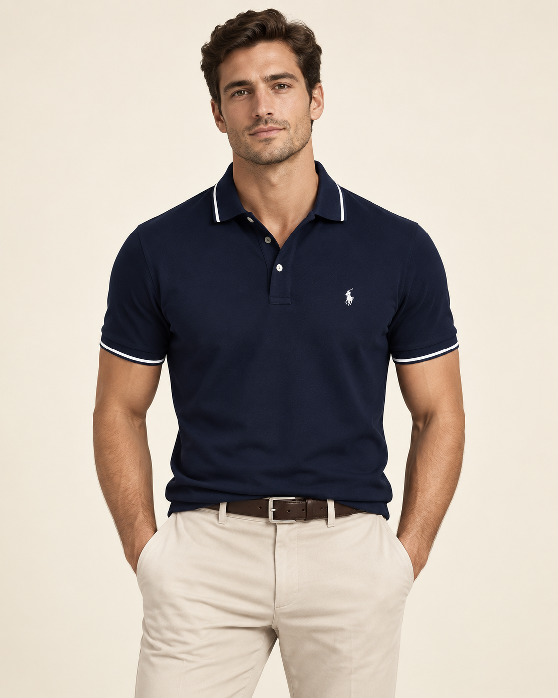 2-Pack Tipped Cotton Polo Shirts