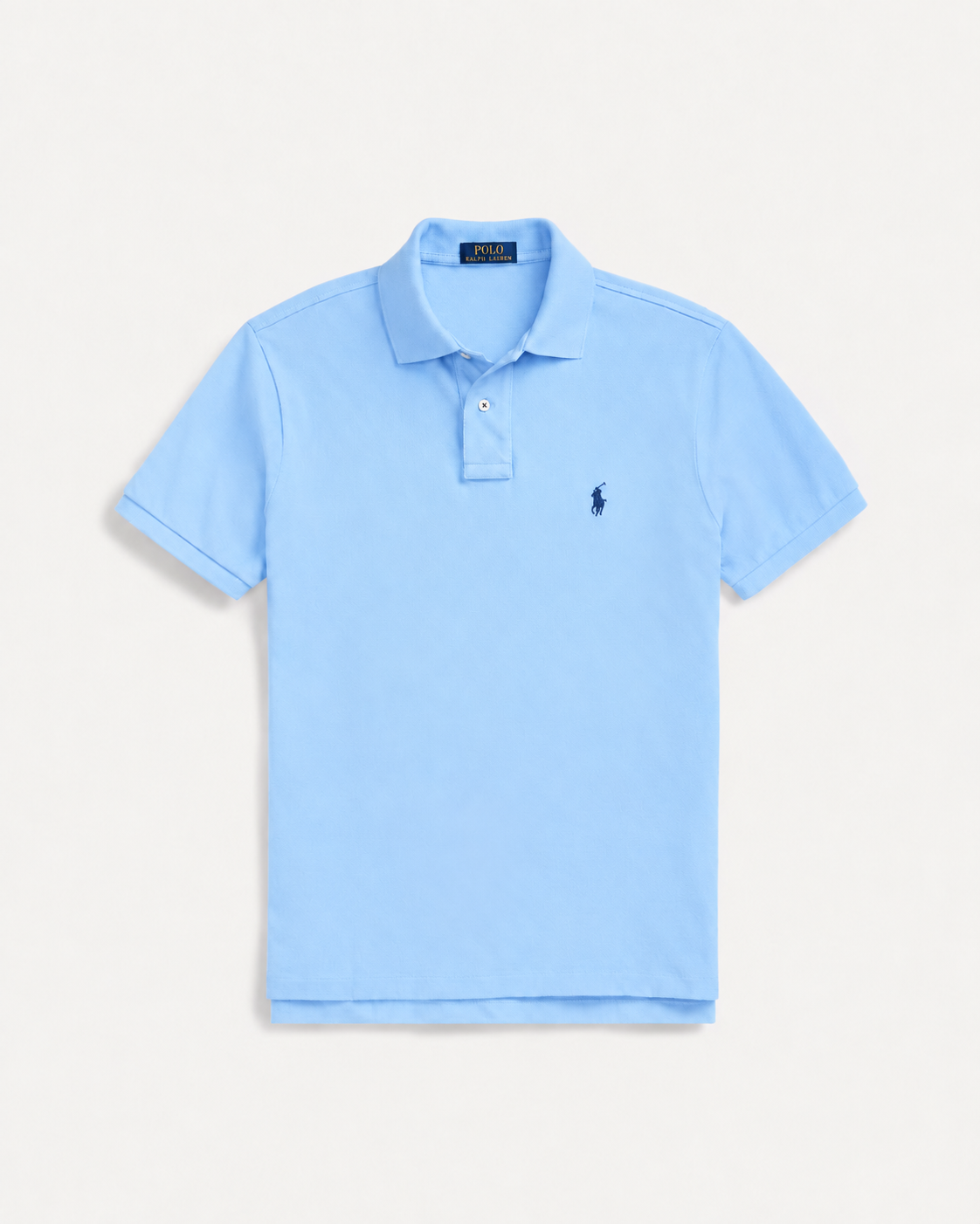 Slim Fit Cotton Mesh Polo