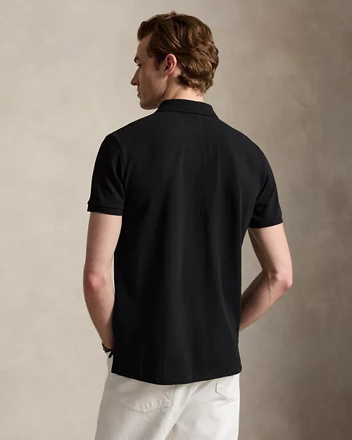 Slim Fit Cotton Mesh Polo