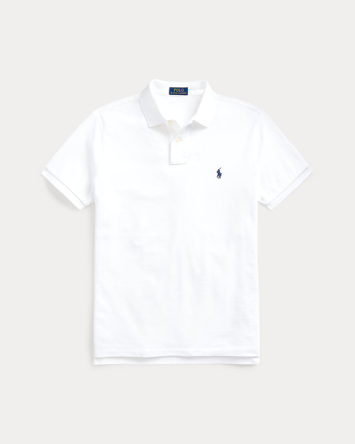 Slim Fit Cotton Mesh Polo