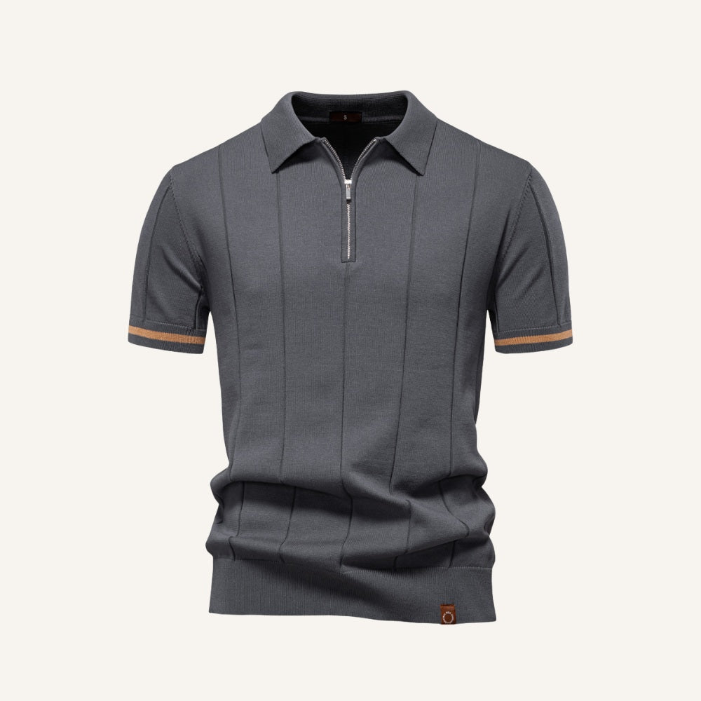 Polo Shirt Riviera Zip Knit