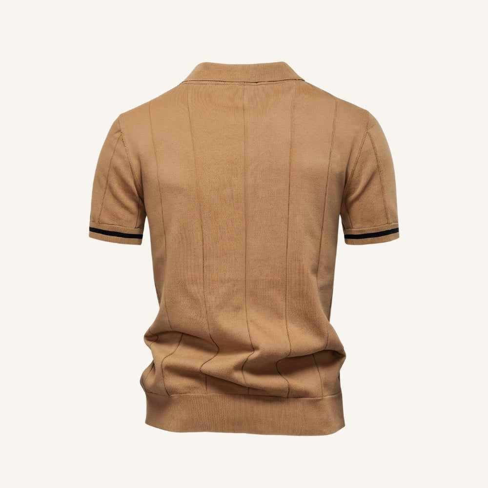 Polo Shirt Riviera Zip Knit