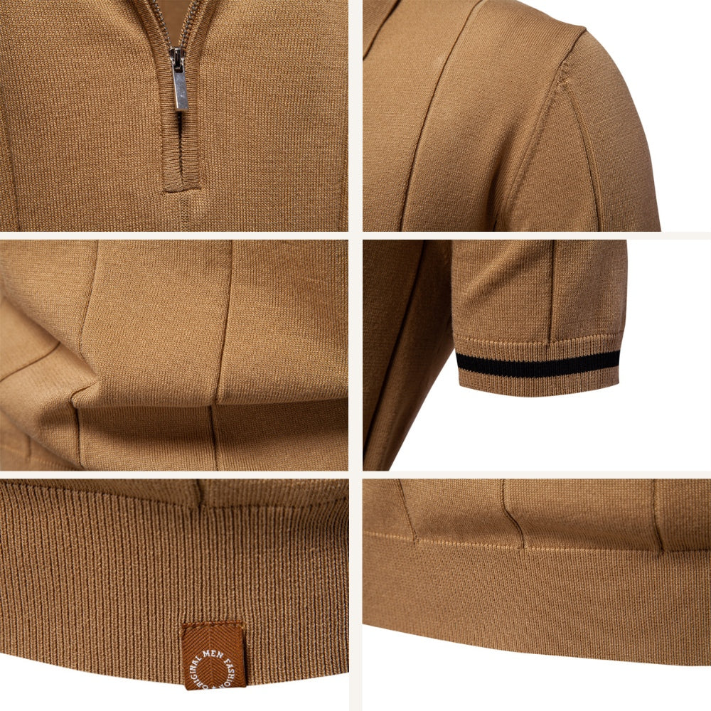Polo Shirt Riviera Zip Knit