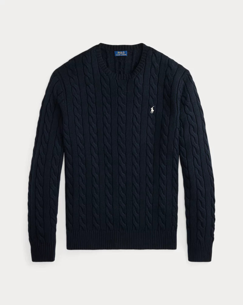 Cable-Knit Cotton Jumper