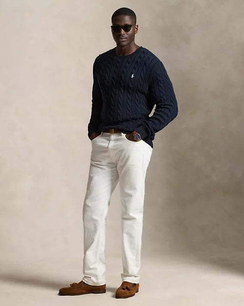 Cable-Knit Cotton Jumper
