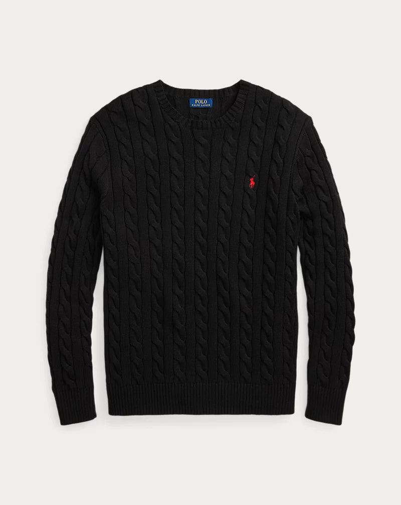 Cable-Knit Cotton Jumper