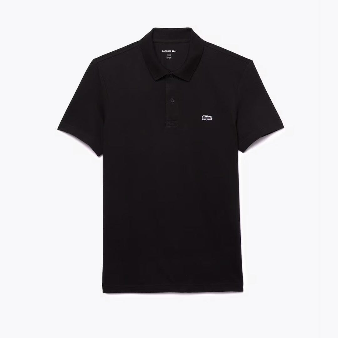 Regular Fit Ribbed Polo Shirt — men's polo shirts, back view