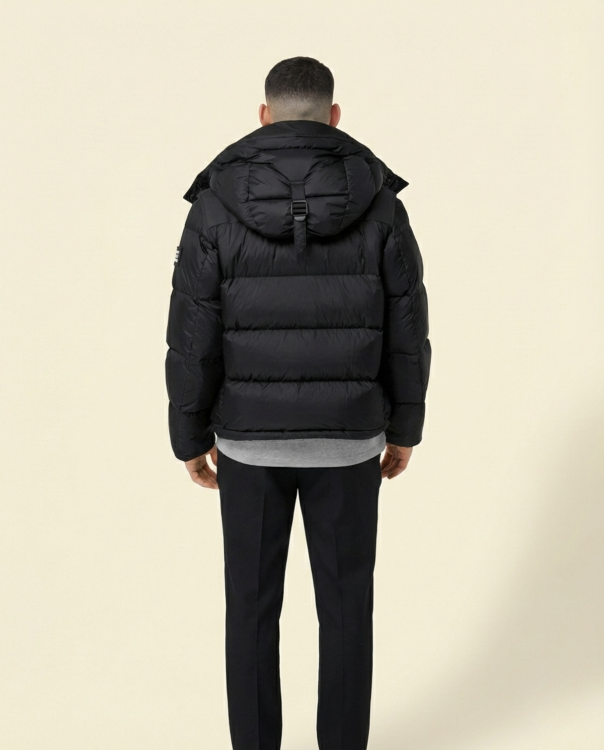 Core Quilted Puffer Jacket — men's jackets, back view