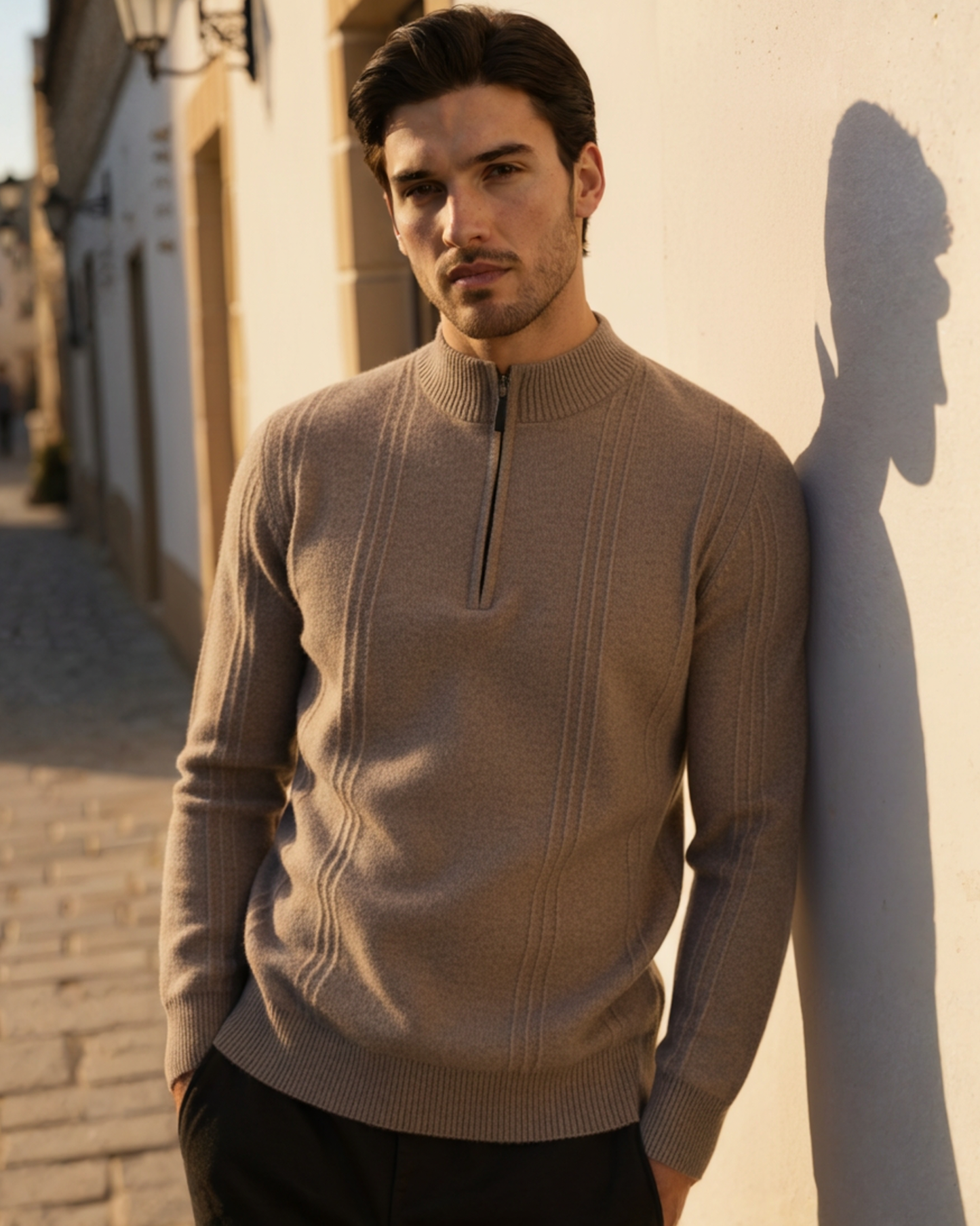 Bordeaux Half-Zip