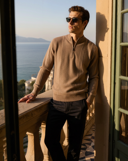 Bordeaux Half-Zip