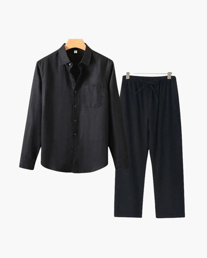 Bordeaux Shirt & Pantalon Set