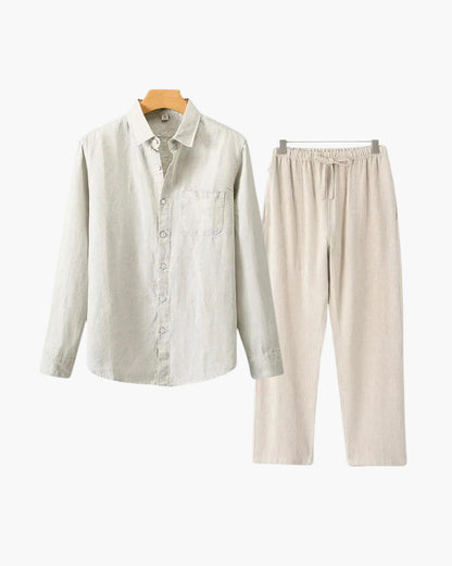 Bordeaux Shirt & Pantalon Set