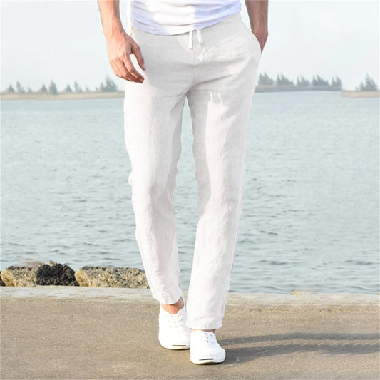Light Men's Linen Pants, Casual and Comfortable