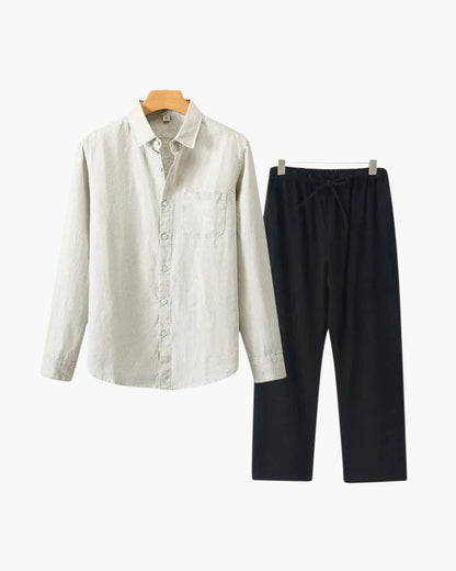 Bordeaux Shirt & Pantalon Set