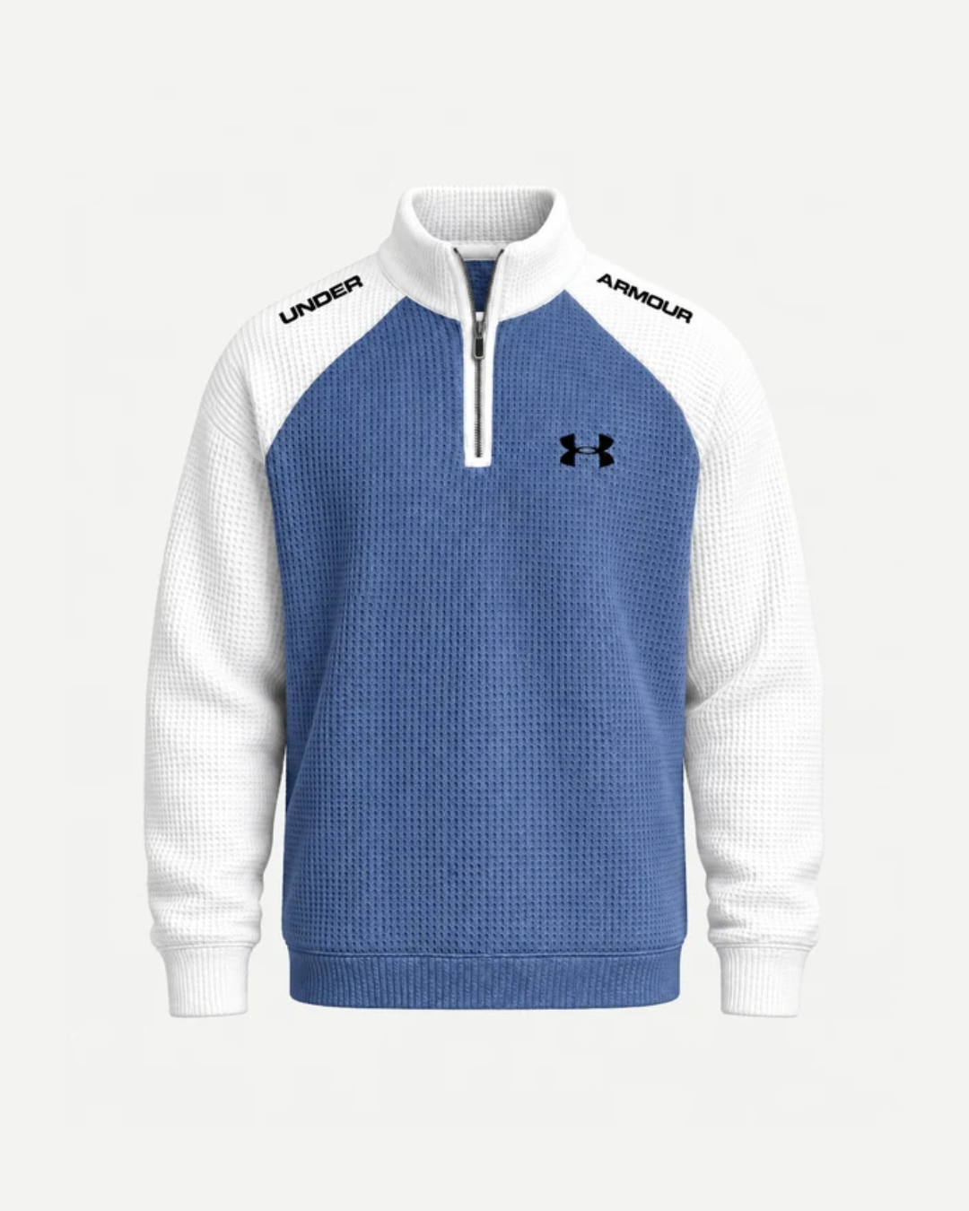 Jersey performance con textura y cuello de cremallera