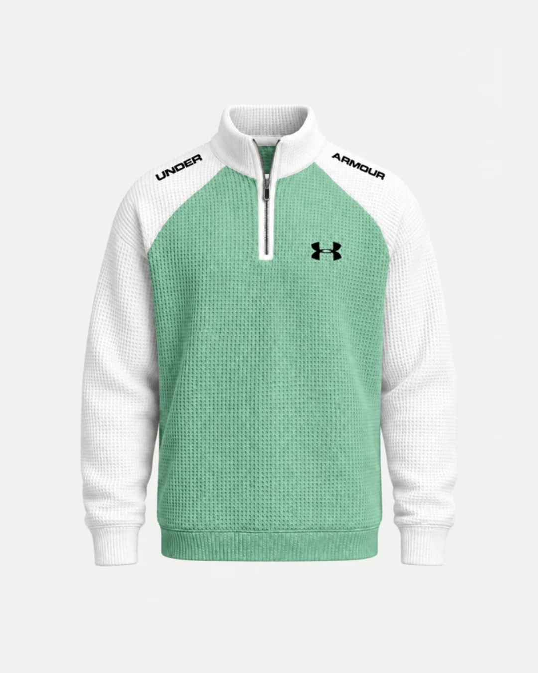 Jersey performance con textura y cuello de cremallera