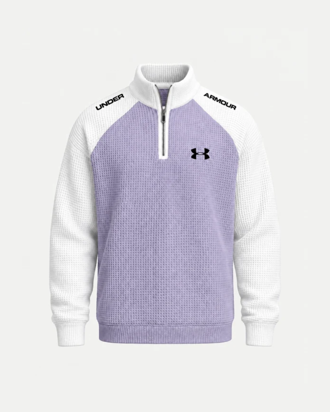 Jersey performance con textura y cuello de cremallera