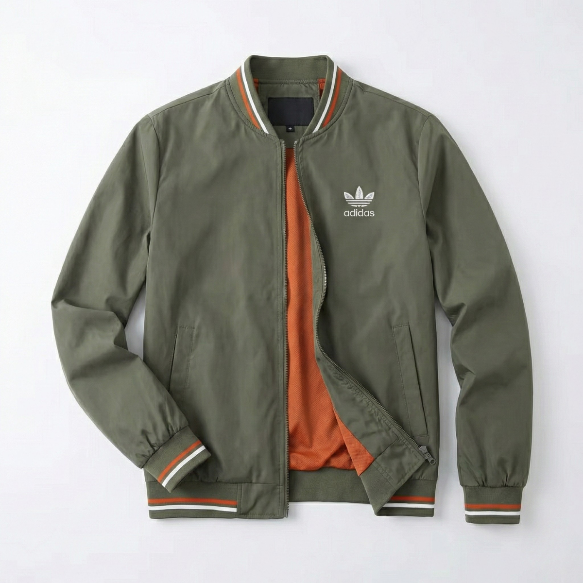 Athletic Bomber Jacket — men's jackets, close-up