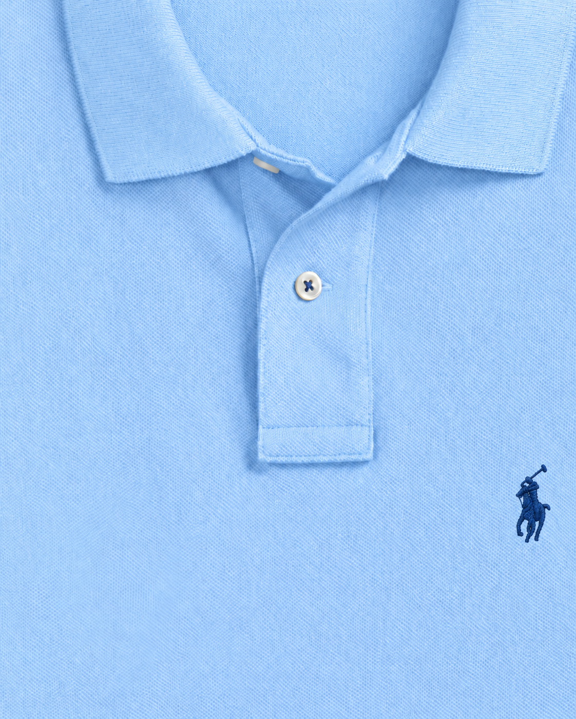 Slim Fit Cotton Mesh Polo