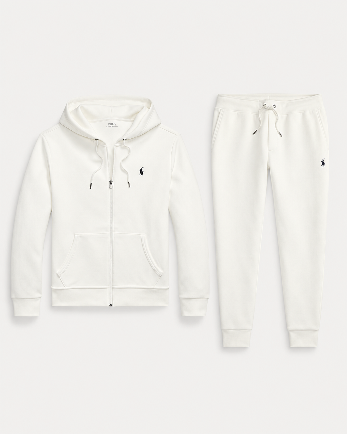 Double-Knit Full-Zip Tracksuit Set