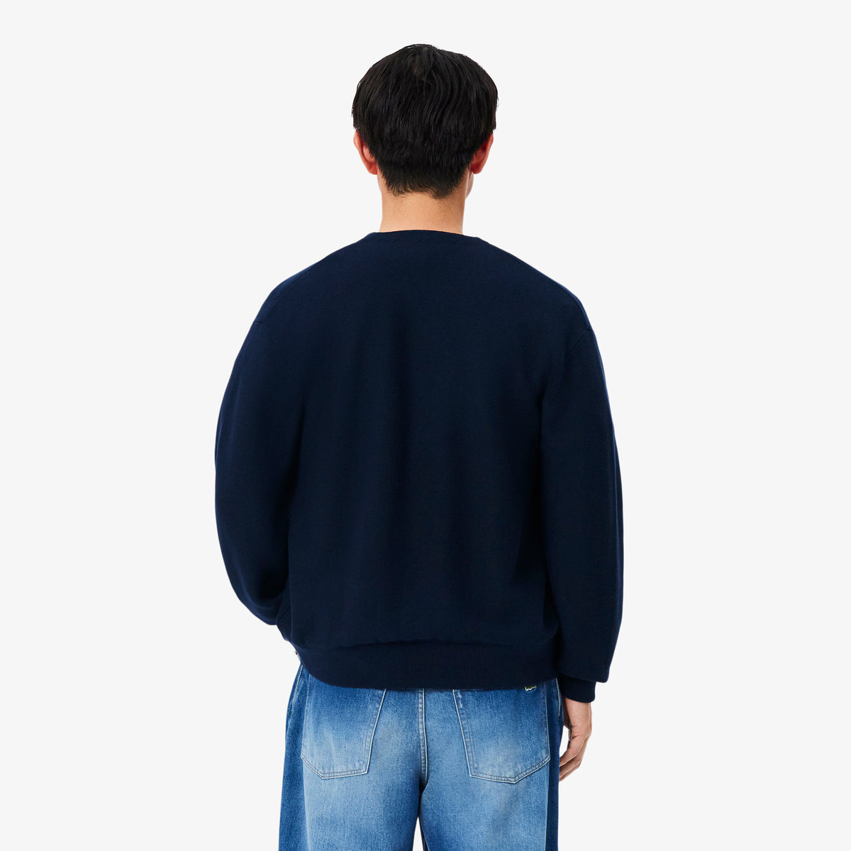 Cotton Moss-Stitch Cardigan