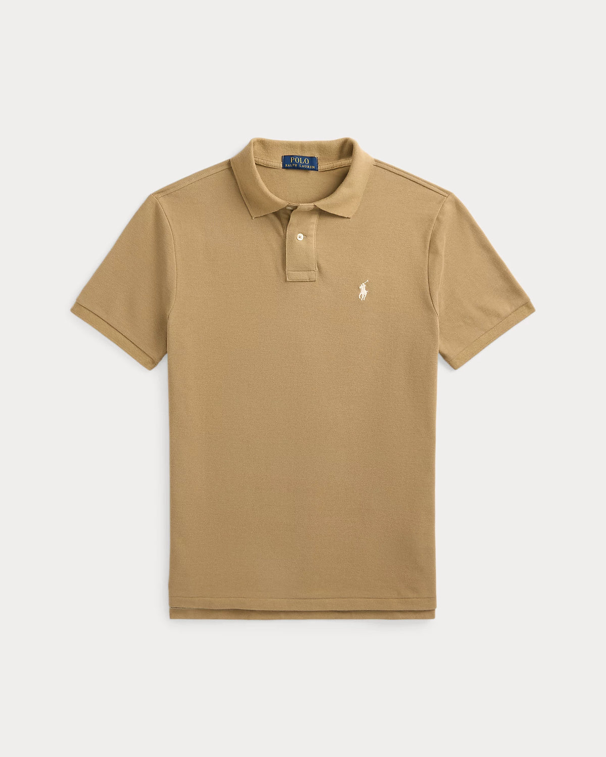 Slim Fit Cotton Mesh Polo