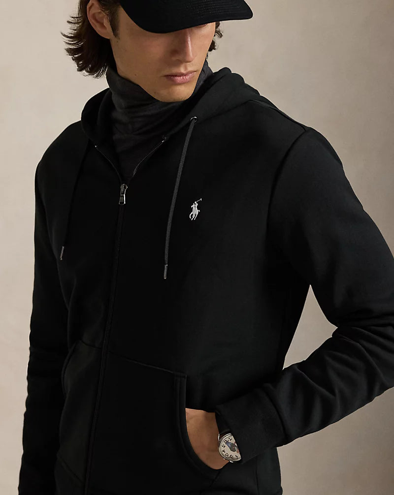 Double-Knit Full-Zip Tracksuit Set
