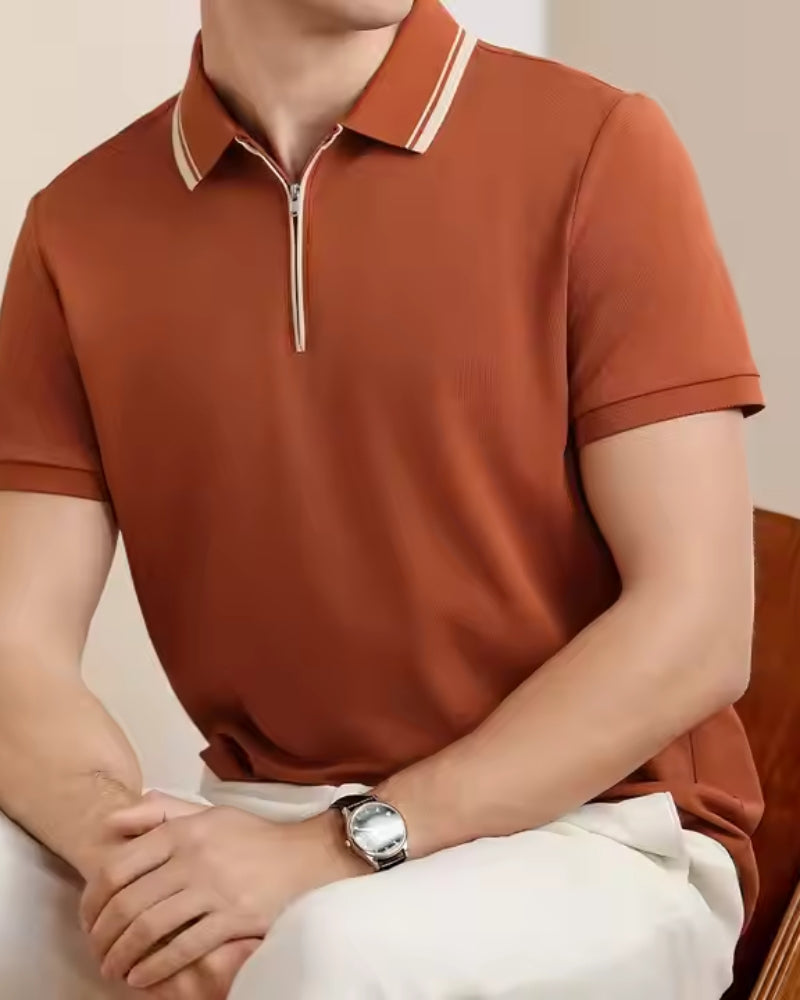 Ridge Zip Polo