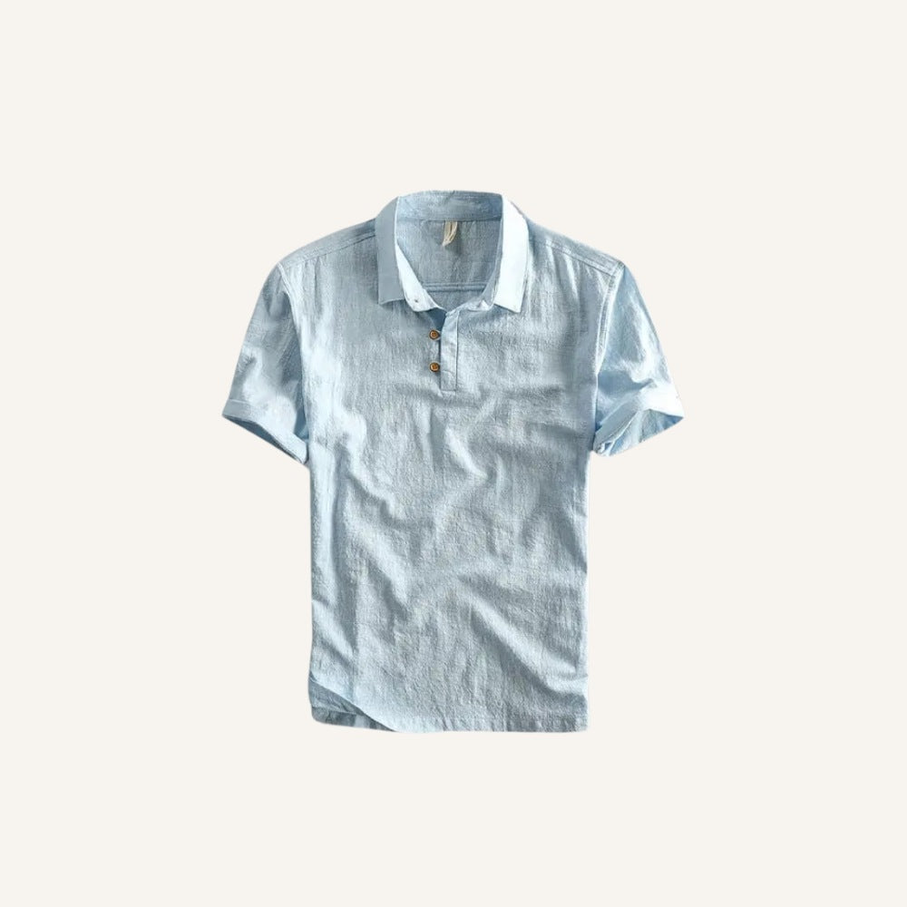Linen Polo Shirt Salerno Heritage