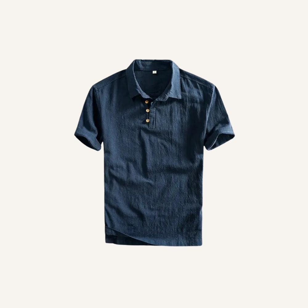 Linen Polo Shirt Salerno Heritage