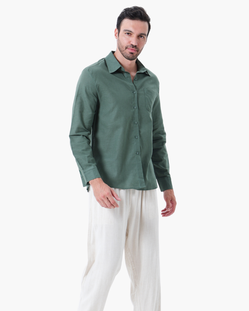 Bordeaux Shirt & Pantalon Set