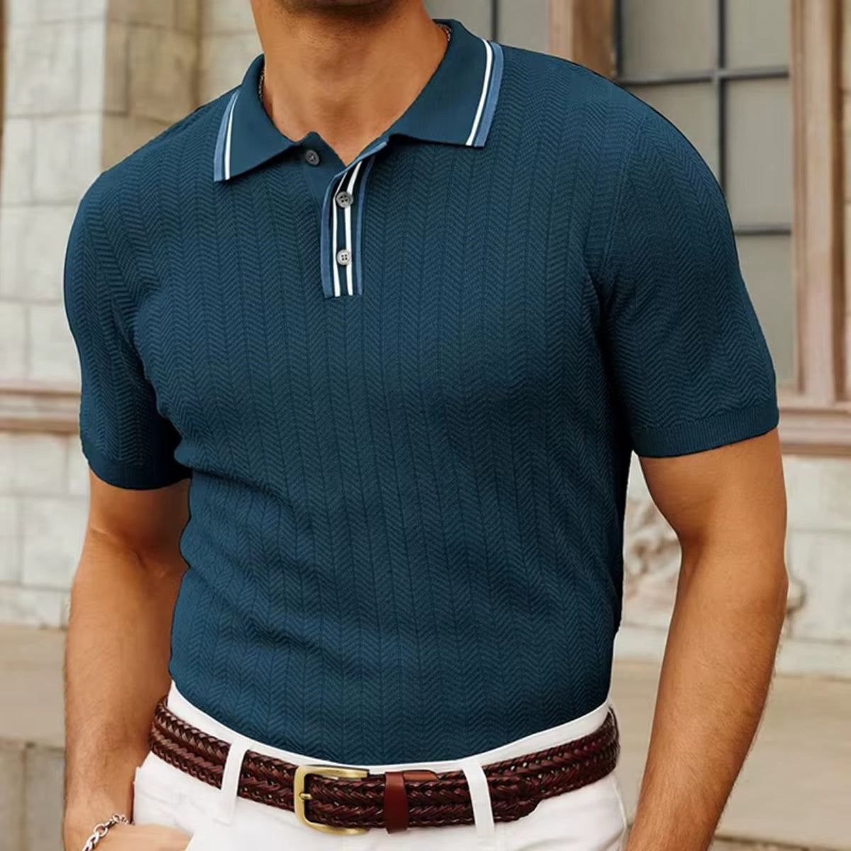 Knit Polo Shirt Riviera Heritage