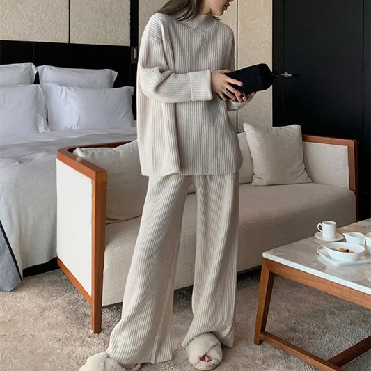 The Alpine Ribbed Knit Set