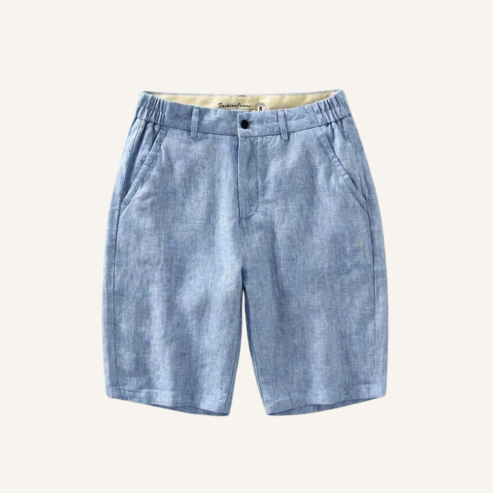 Parisian Linen Shorts Old Money