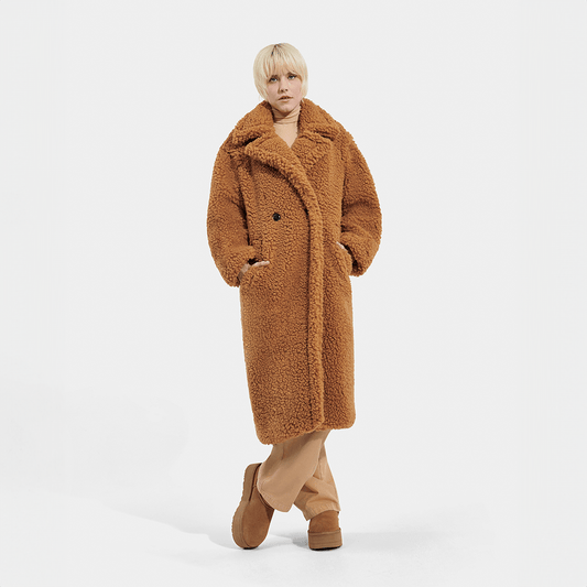 The Heritage Teddy Coat in Camel
