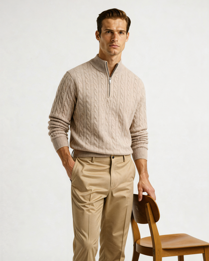 Bordeaux Half-Zip