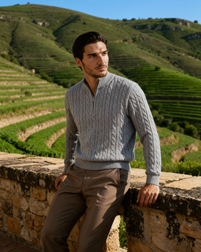 Bordeaux Half-Zip