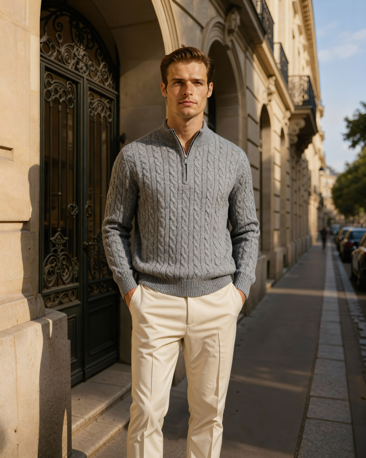 Bordeaux Half-Zip
