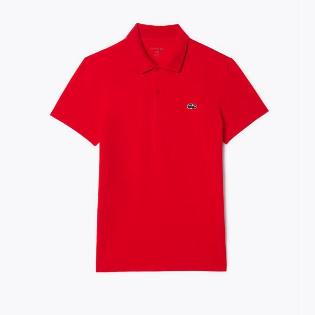 Regular Fit Ribbed Polo Shirt — men's polo shirts, alternate view