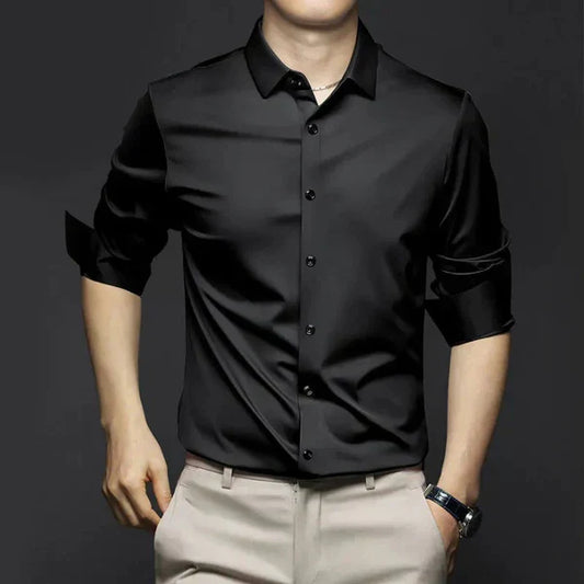 Elegant Non-Iron Men's Shirt – Easy Care and Stylish