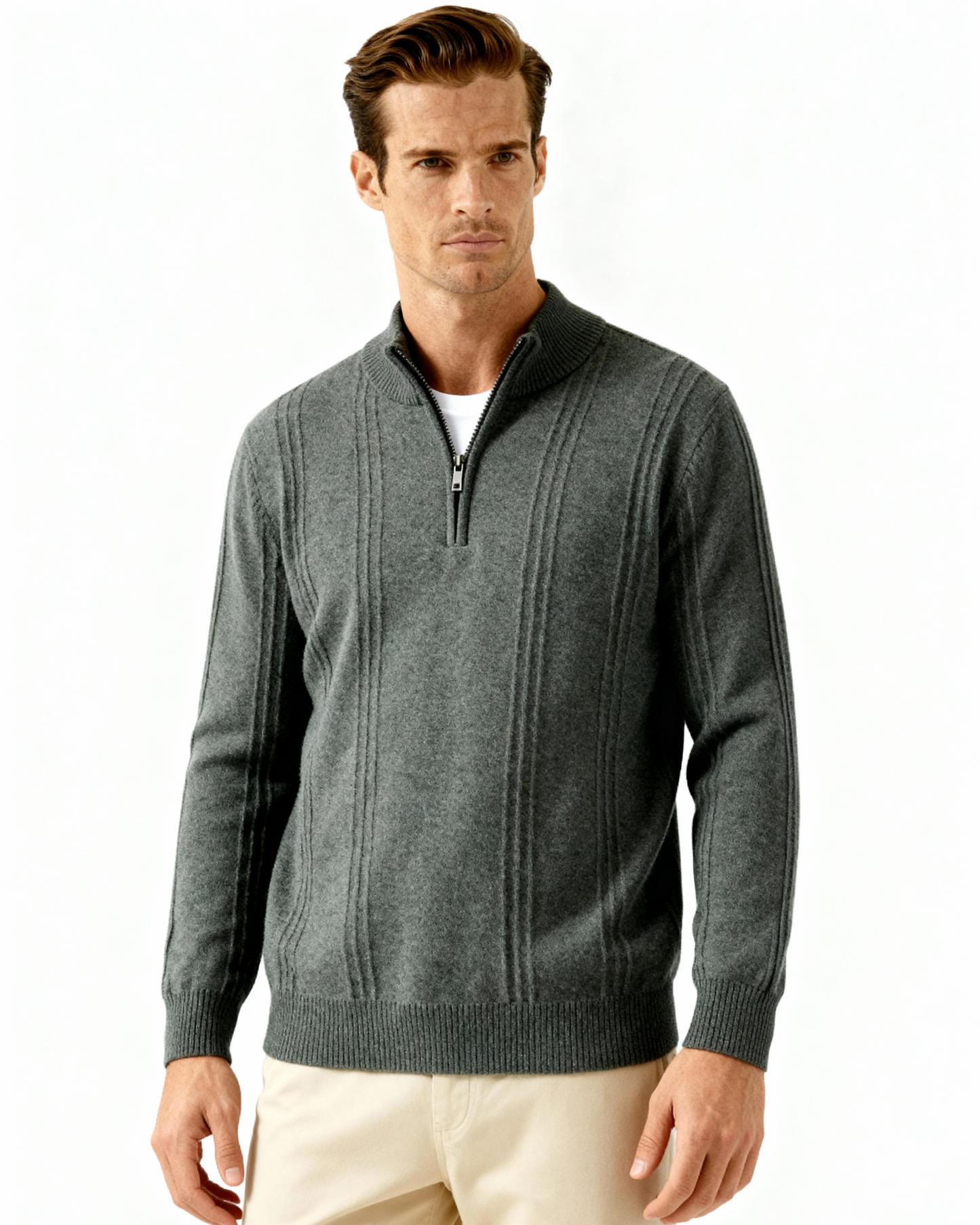 Bordeaux Half-Zip