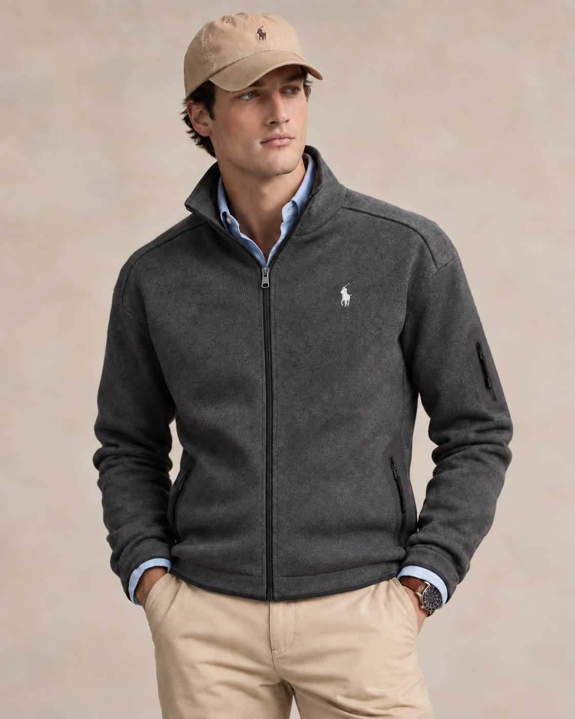 Lightweight Full-Zip Jacket — men's jackets, back view