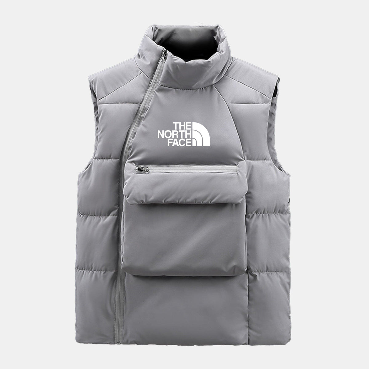 Quilted Half-Zip Puffer Gilet