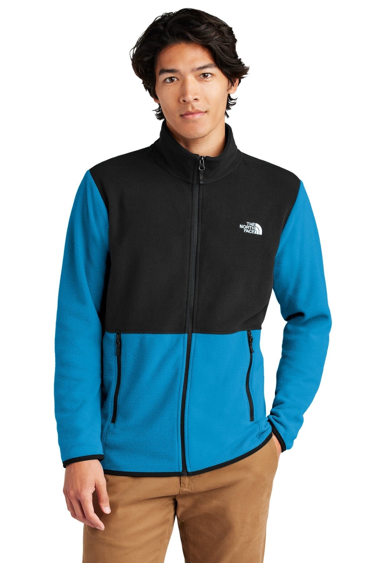 Full-Zip Microfleece Jacket — men's fleece jackets, side view