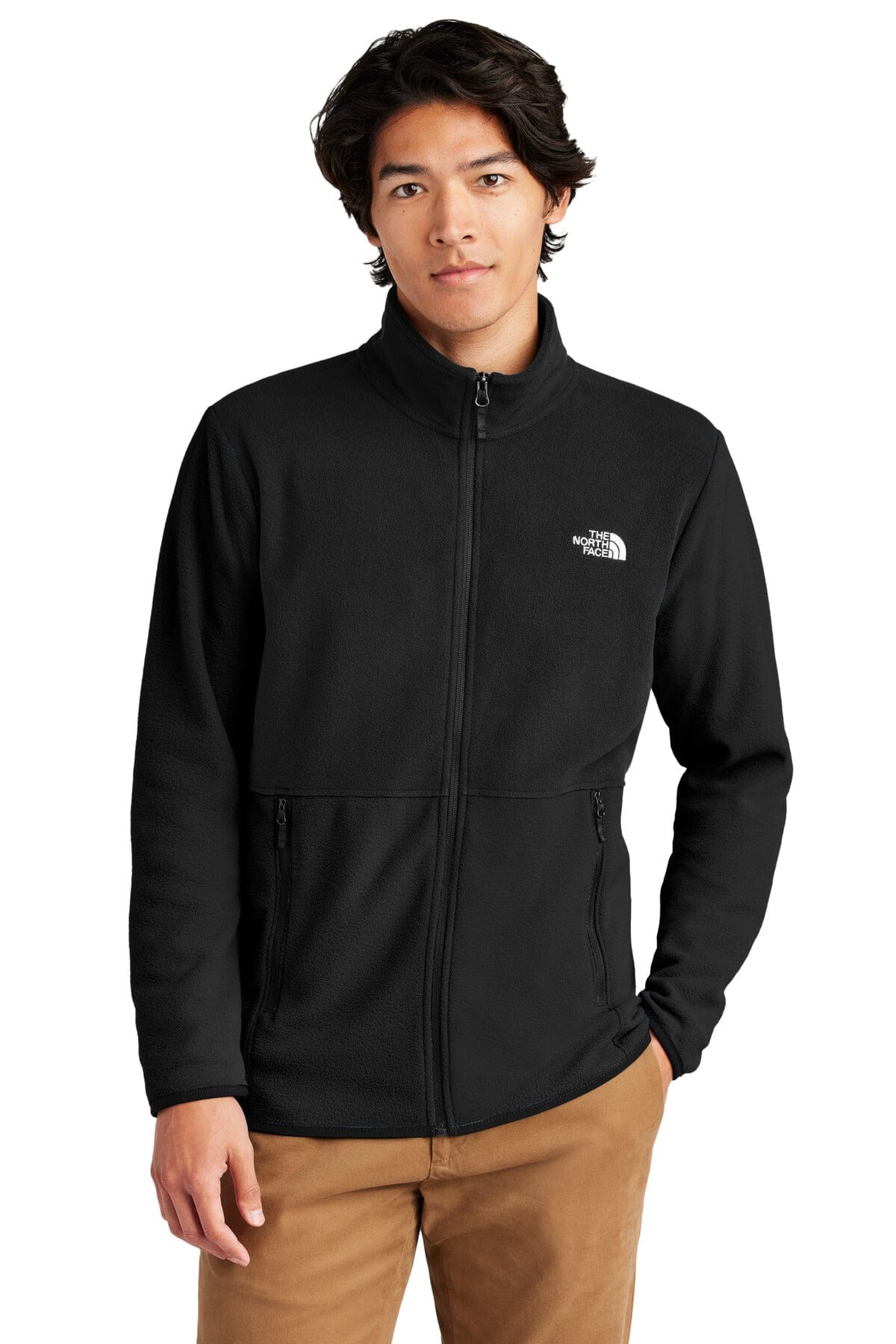 Full-Zip Microfleece Jacket — men's fleece jackets, front view